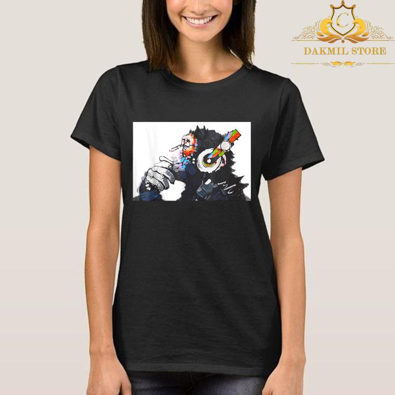 banksys DJ Funny Monkey For Men Women Shirt