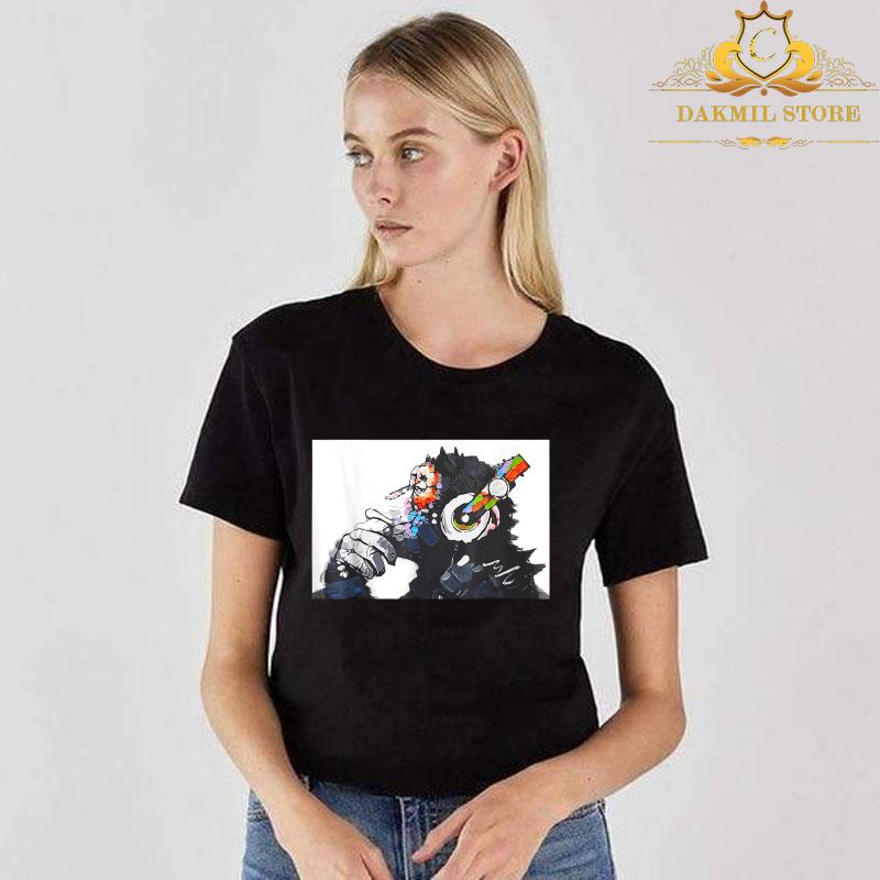 banksys DJ Funny Monkey For Men Women Shirt