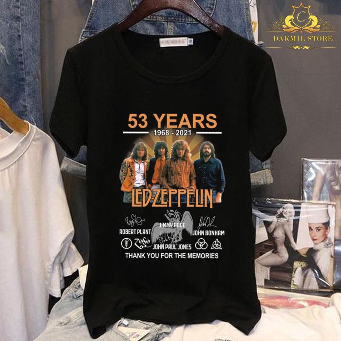 53 Years 1968-2021 Led-Zeppelin Thank You For The Memories signature shirt 53 Years 1968 2021 Led Zeppelin Thank You For The Memories signature shirt 1 - 53 Years 1968-2021 Led-Zeppelin Thank You For The Memories signature shirt