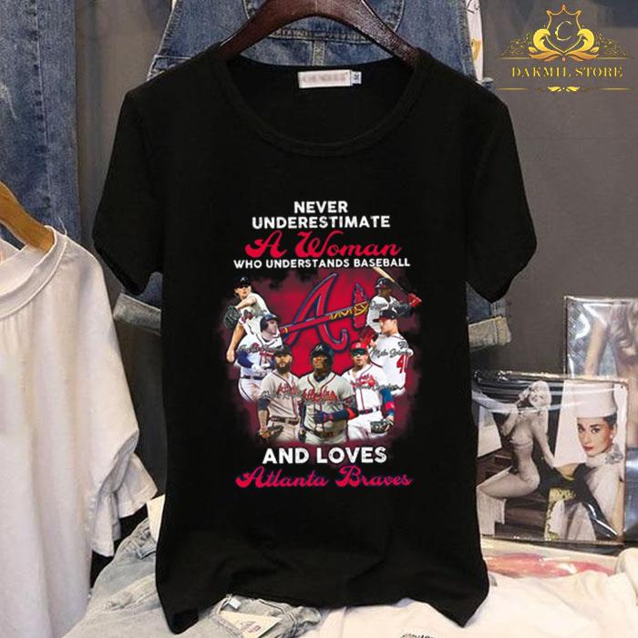 Never Underestimate A Woman Who Understands Baseball And Loves Atlanta Braves MLB 2021 Signatures Shirt Never Underestimate A Woman Who Understands Baseball And Loves Atlanta Braves MLB 2021 Signatures Shirt - Never Underestimate A Woman Who Understands Baseball And Loves Atlanta Braves MLB 2021 Signatures Shirt
