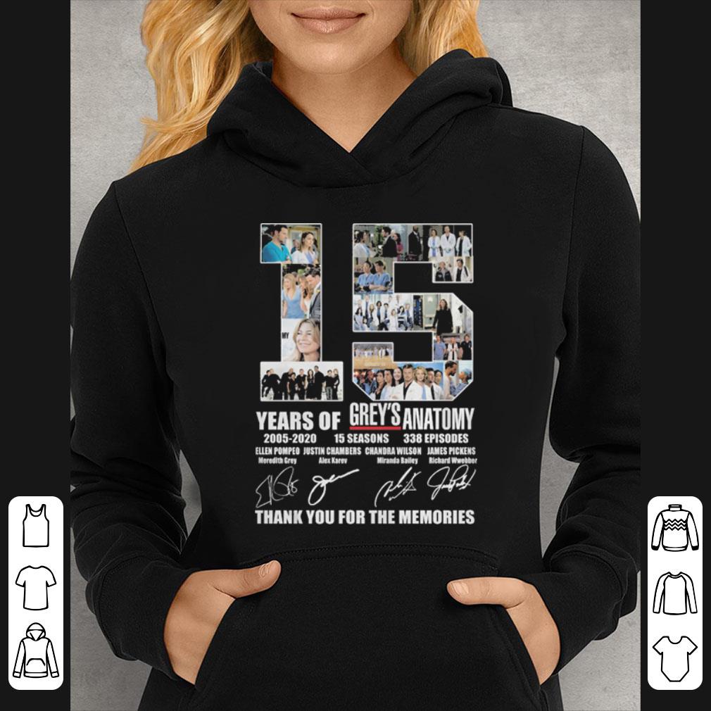 15 Years Of Grey s Anatomy Thank You For The Memories shirt 4 - 15 Years Of Grey’s Anatomy – Thank You For The Memories shirt