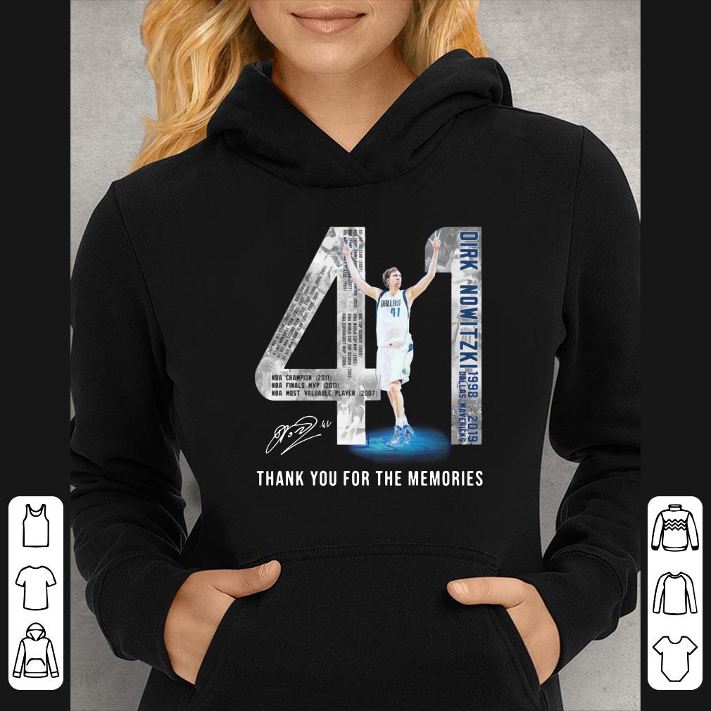 41 Dirk Nowitzki Nowitzki Thank You For The Memories Signature shirt 4 - 41 Dirk Nowitzki Nowitzki Thank You For The Memories Signature shirt