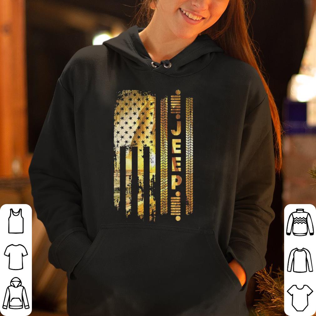 American Flag Beach Jeep shirt 4 - American Flag Beach Jeep shirt