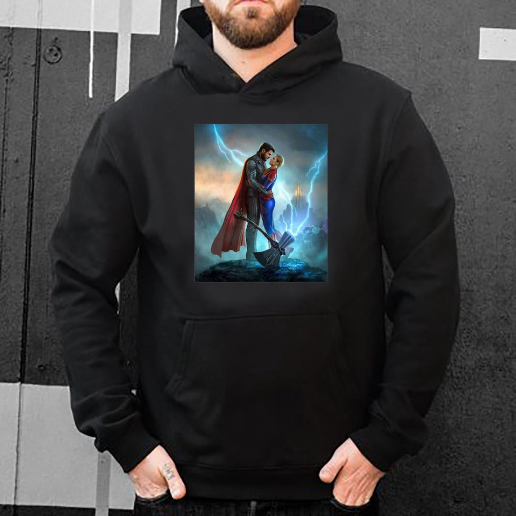 Thor love Captain Marvel Avengers Endgame shirt 4 - Thor love Captain Marvel Avengers Endgame shirt
