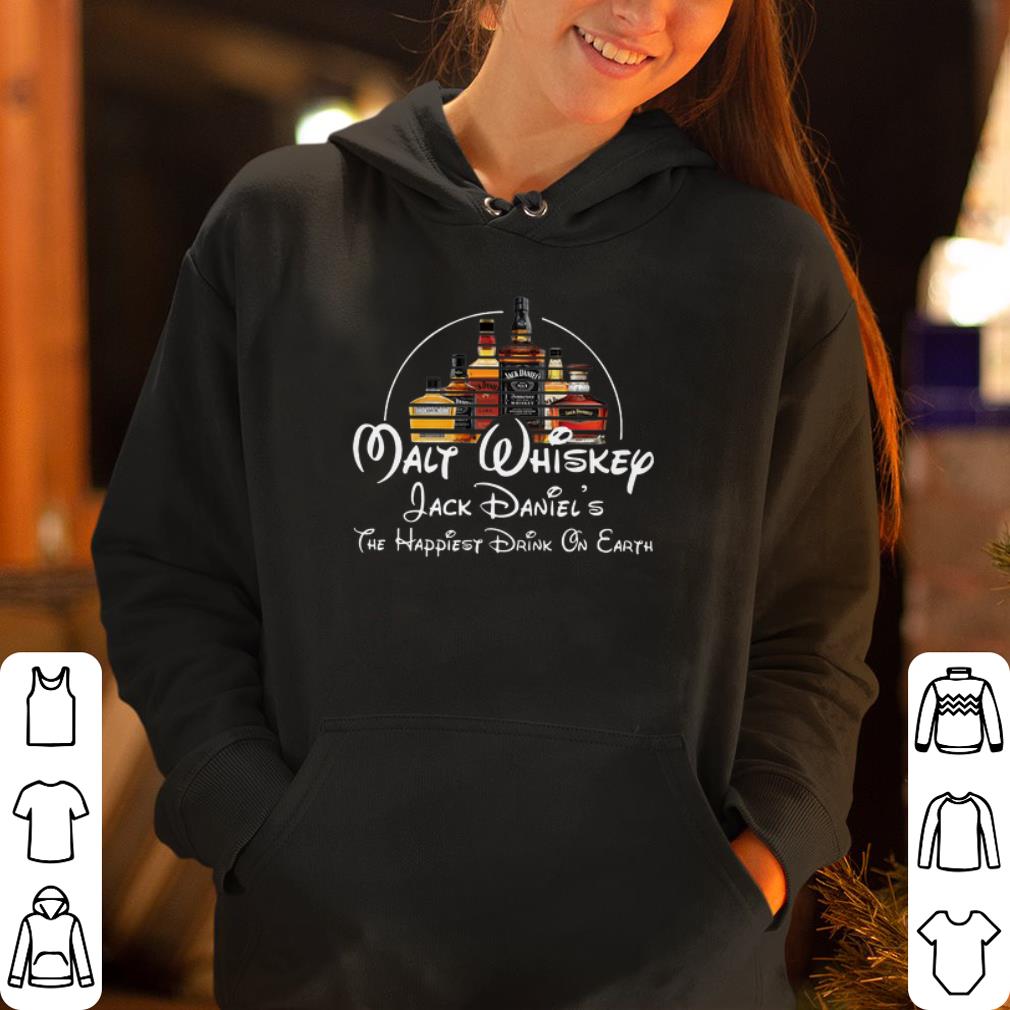 malt whiskey jack daniels the happiest drink on earth shirt 4 - malt whiskey jack daniels the happiest drink on earth shirt