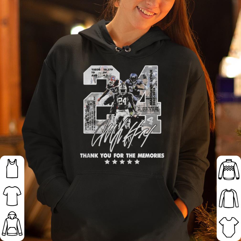 24 Marshawn Lynch thank you for the memories shirt 4 - 24 Marshawn Lynch thank you for the memories shirt