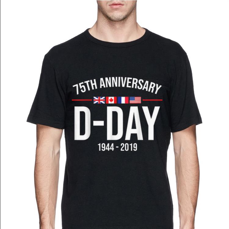 75Th Anniversary D Day 1944 2019 Normandy shirt 4 - 75Th Anniversary D-Day 1944-2019 Normandy shirt