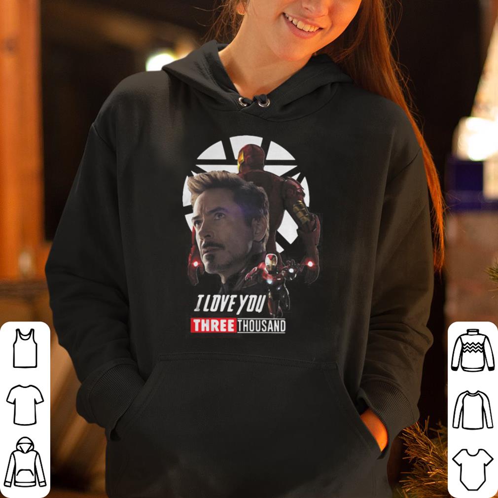 Avengers Endgame I love you three thousand Iron Man shirt 4 - Avengers Endgame I love you three thousand Iron Man shirt