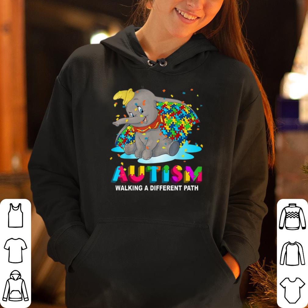 Dumbo Autism walking a different path shirt 4 - Dumbo Autism walking a different path shirt