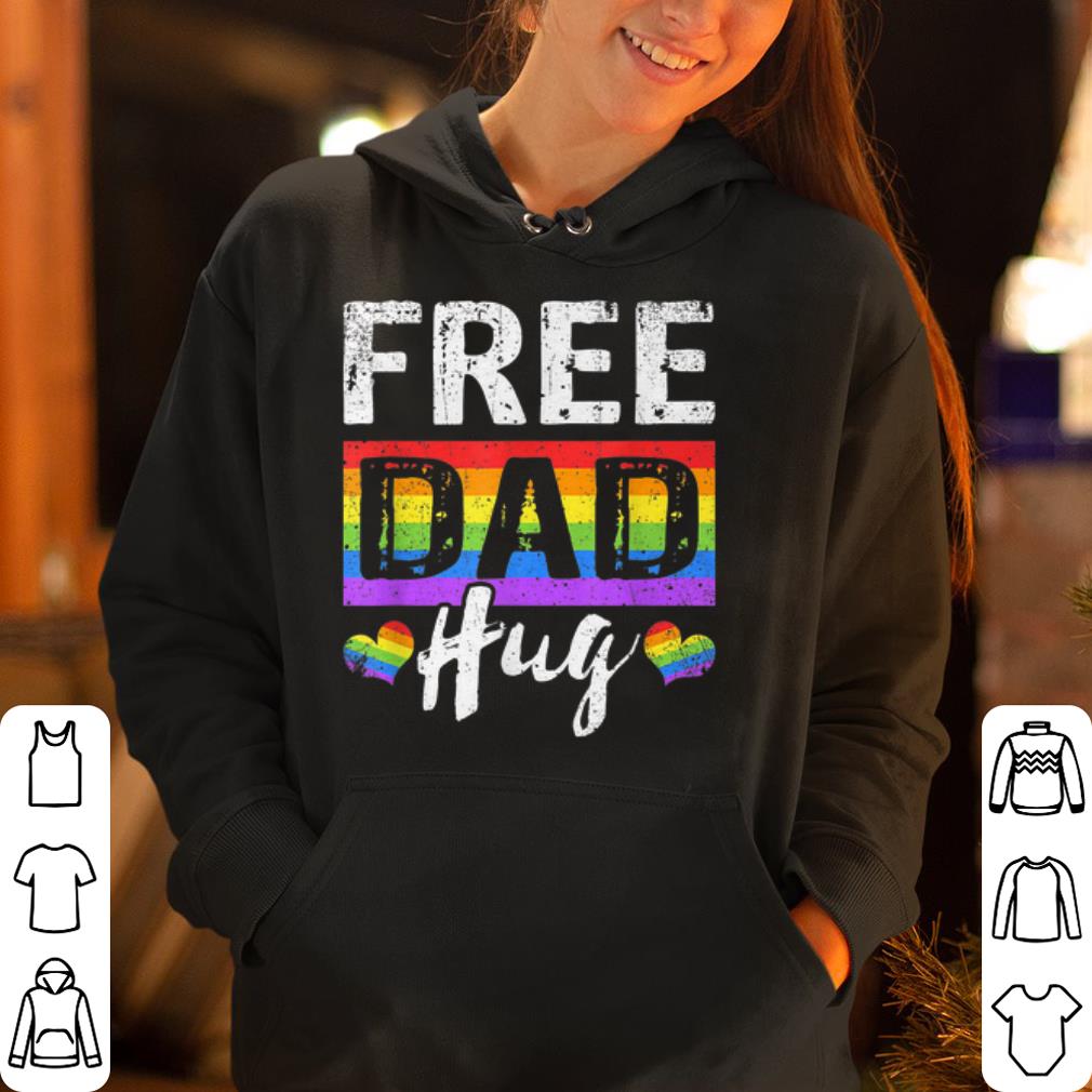 Free Dad Hug Pride LGBT Bisexual Proud shirt 4 - Free Dad Hug Pride LGBT Bisexual Proud shirt