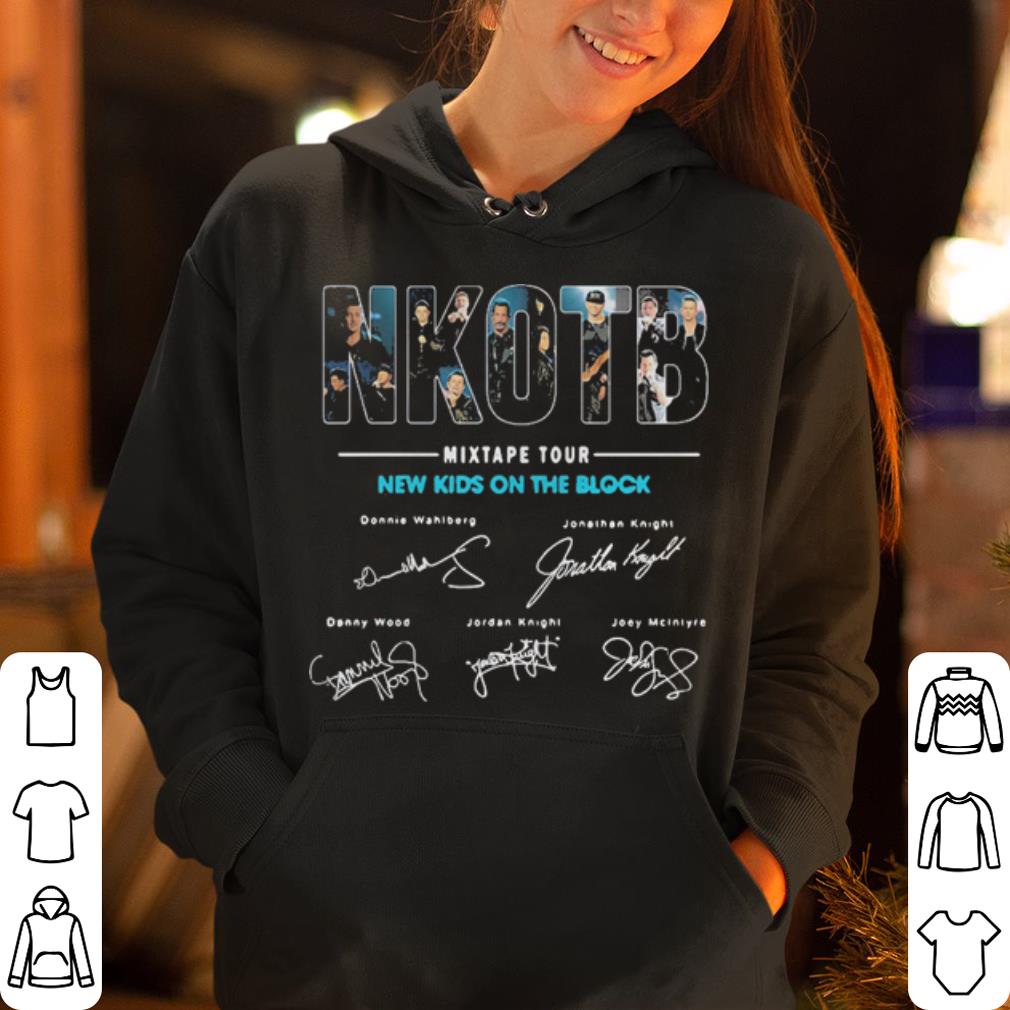 NKOTB Mixtape Tour New Kids On The Block Signature shirt 4 - NKOTB Mixtape Tour New Kids On The Block Signature shirt