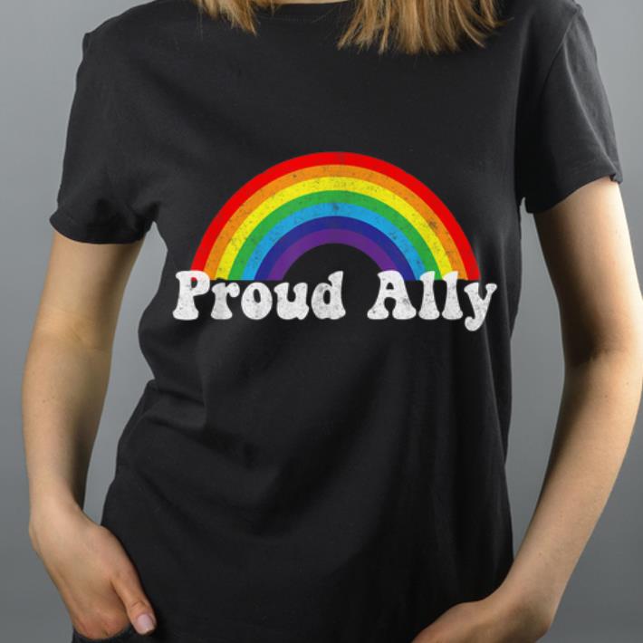 Proud Ally LBGT Rainbow shirt 4 - Proud Ally LBGT Rainbow shirt