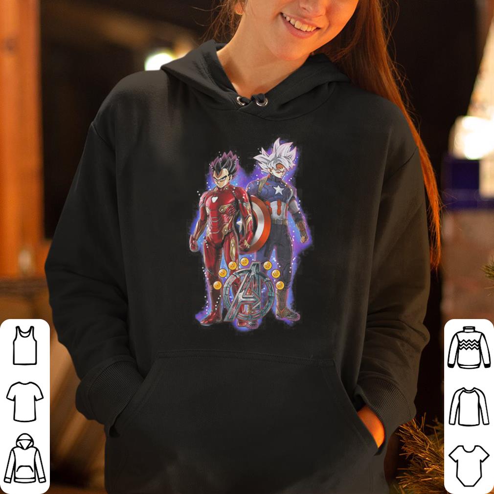 Son Goku and Vegeta Dragon ball super Marvel Avengers Endgame shirt 4 - Son Goku and Vegeta Dragon ball super Marvel Avengers Endgame shirt