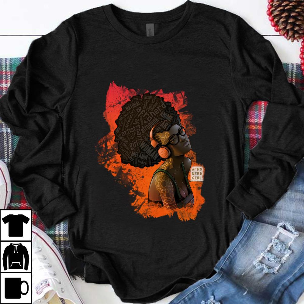 Awesome Afro Nerd Girl II shirt 1 - Awesome Afro Nerd Girl II shirt