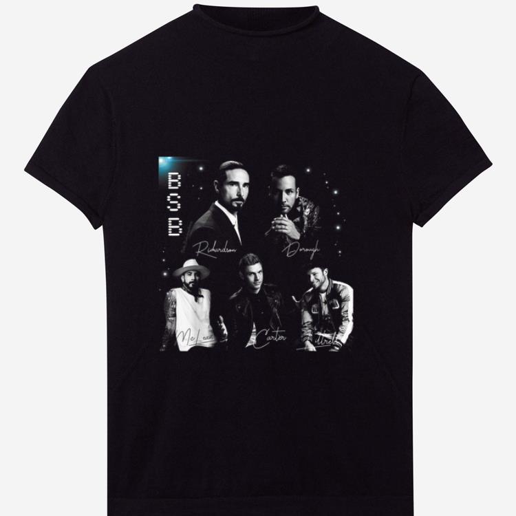 Awesome Backstreet Boy Member Signature BSB shirt 1 2 - Awesome Backstreet Boy Member Signature BSB shirt
