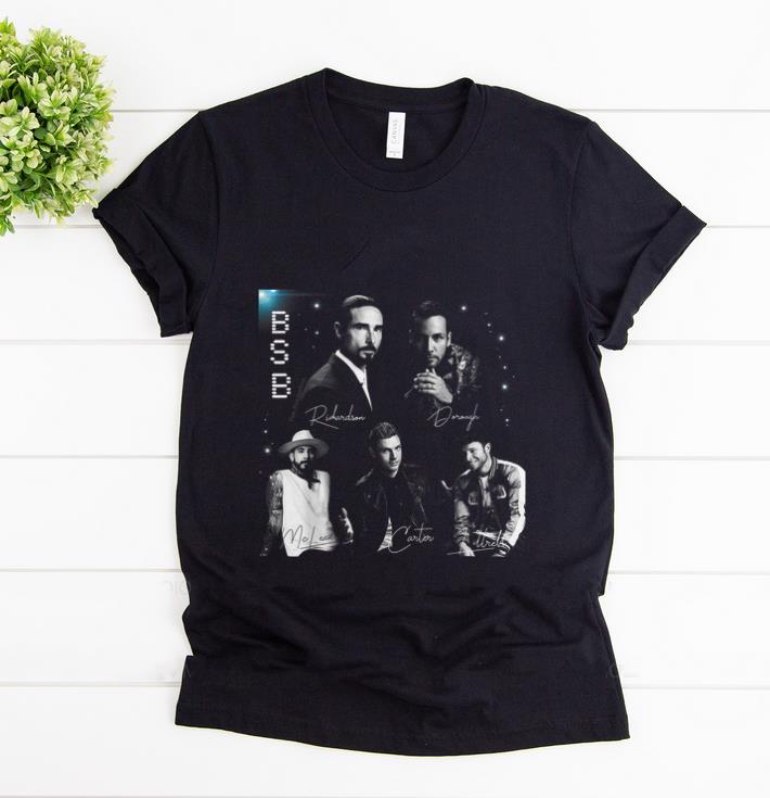 Awesome Backstreet Boy Member Signature BSB shirt 1 - Awesome Backstreet Boy Member Signature BSB shirt