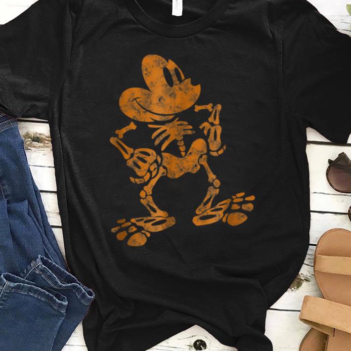 Awesome Disney Mickey Mouse Halloween Skeleton shirt 1 - Awesome Disney Mickey Mouse Halloween Skeleton shirt