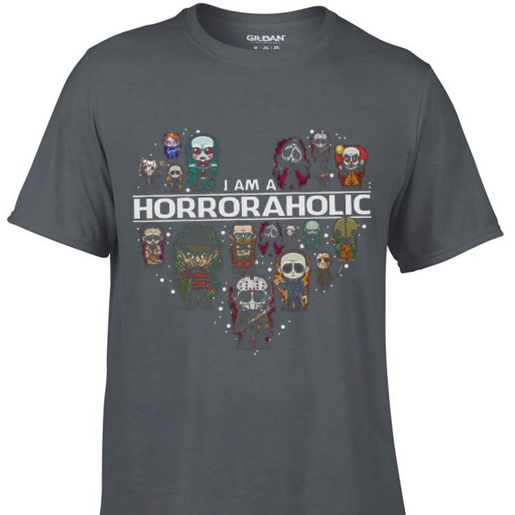 Awesome I Am A Horroraholic Horror Movie Characters shirt 1 - Awesome I Am A Horroraholic Horror Movie Characters shirt