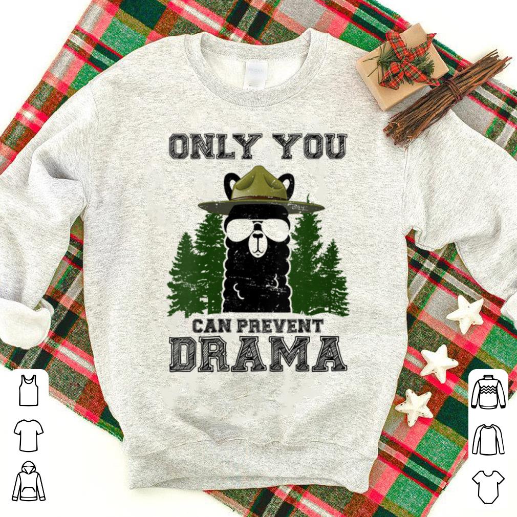 Awesome Llama Camping Only You Can Prevent Drama shirt 1 - Awesome Llama Camping Only You Can Prevent Drama shirt