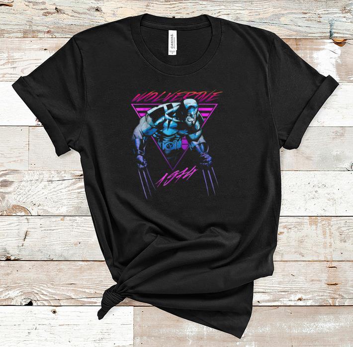 Awesome Marvel X Men Wolverine Neon Retro shirt 1 - Awesome Marvel X-Men Wolverine Neon Retro shirt