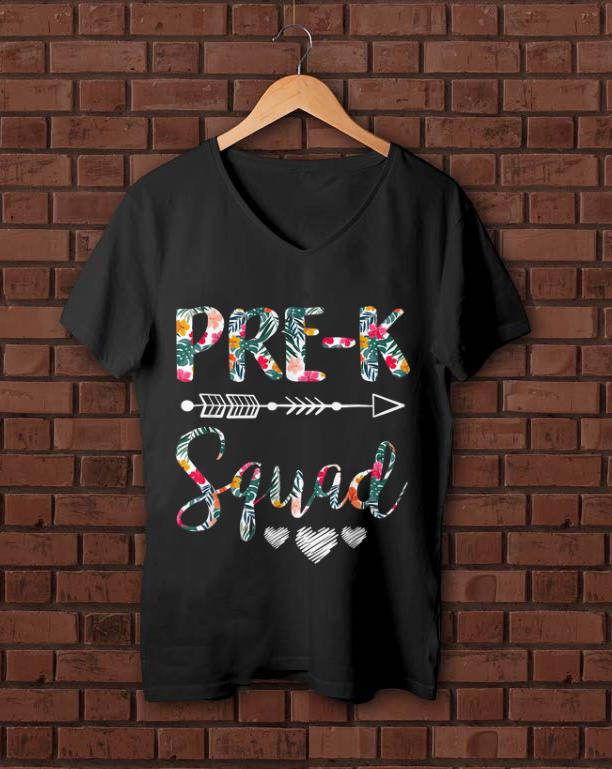 Awesome Pre K Squad Back To School Floral shirt 1 - Awesome Pre-K Squad Back To School Floral shirt