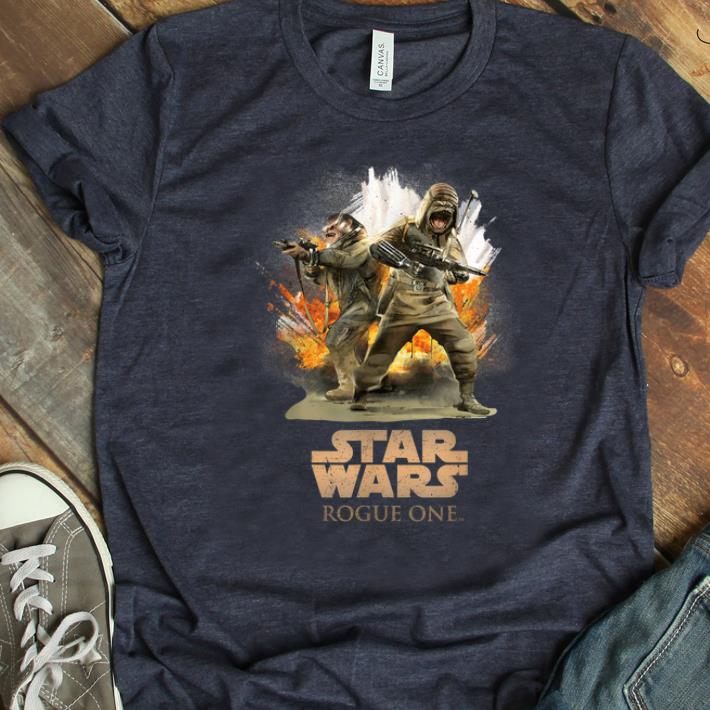 Awesome Star Wars Rogue One Pao and Bistan Battle shirt 1 - Awesome Star Wars Rogue One Pao and Bistan Battle shirt