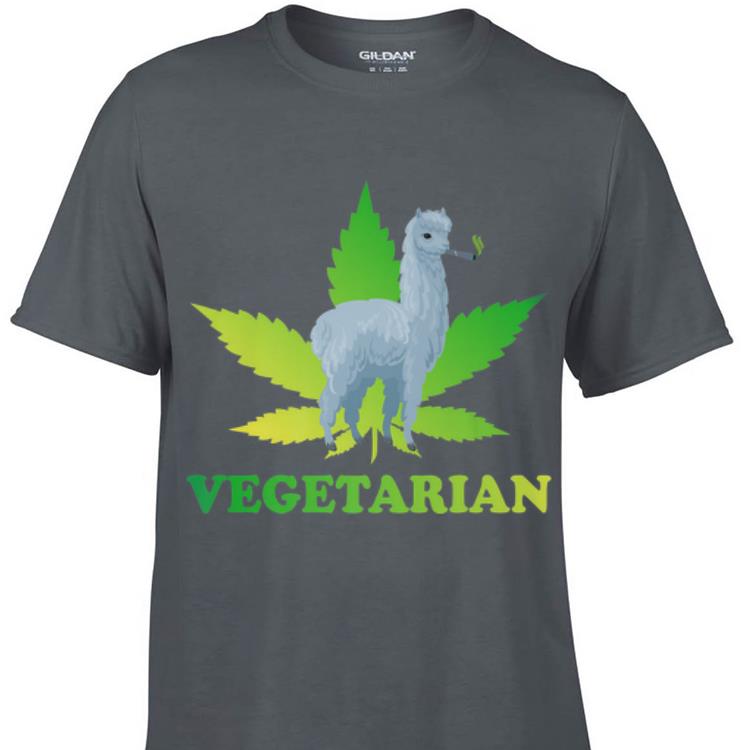 Awesome Vegetarian Weed Alpaca Pot Smoker Marijuana Cannabis shirt 1 - Awesome Vegetarian Weed Alpaca Pot Smoker Marijuana Cannabis shirt