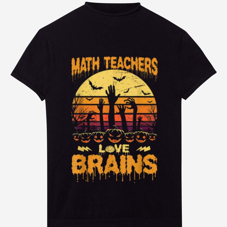 Awesome Zombie School Halloween Math Teachers Love Brains Shirt Gift shirt 1 - Awesome Zombie School Halloween Math Teachers Love Brains Shirt Gift shirt