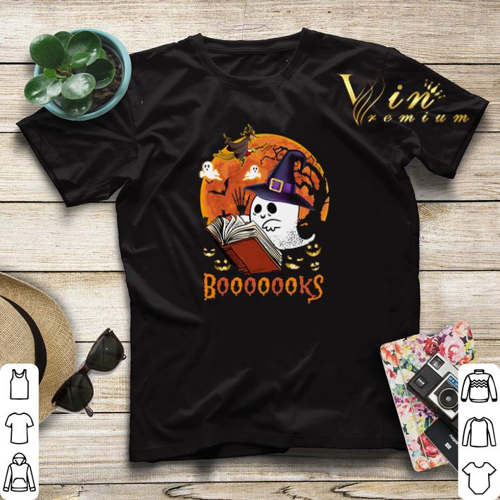 Halloween Boooks Boo Ghost Reading Books shirt 4 - Halloween Boooks Boo Ghost Reading Books shirt
