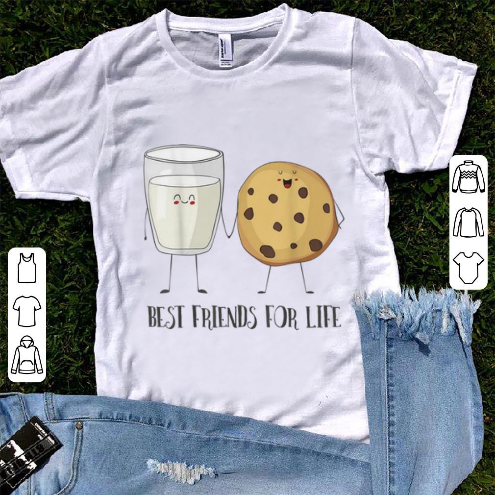 Hot Best Friends For Life Milk And Cookies shirt 1 - Hot Best Friends For Life Milk And Cookies shirt