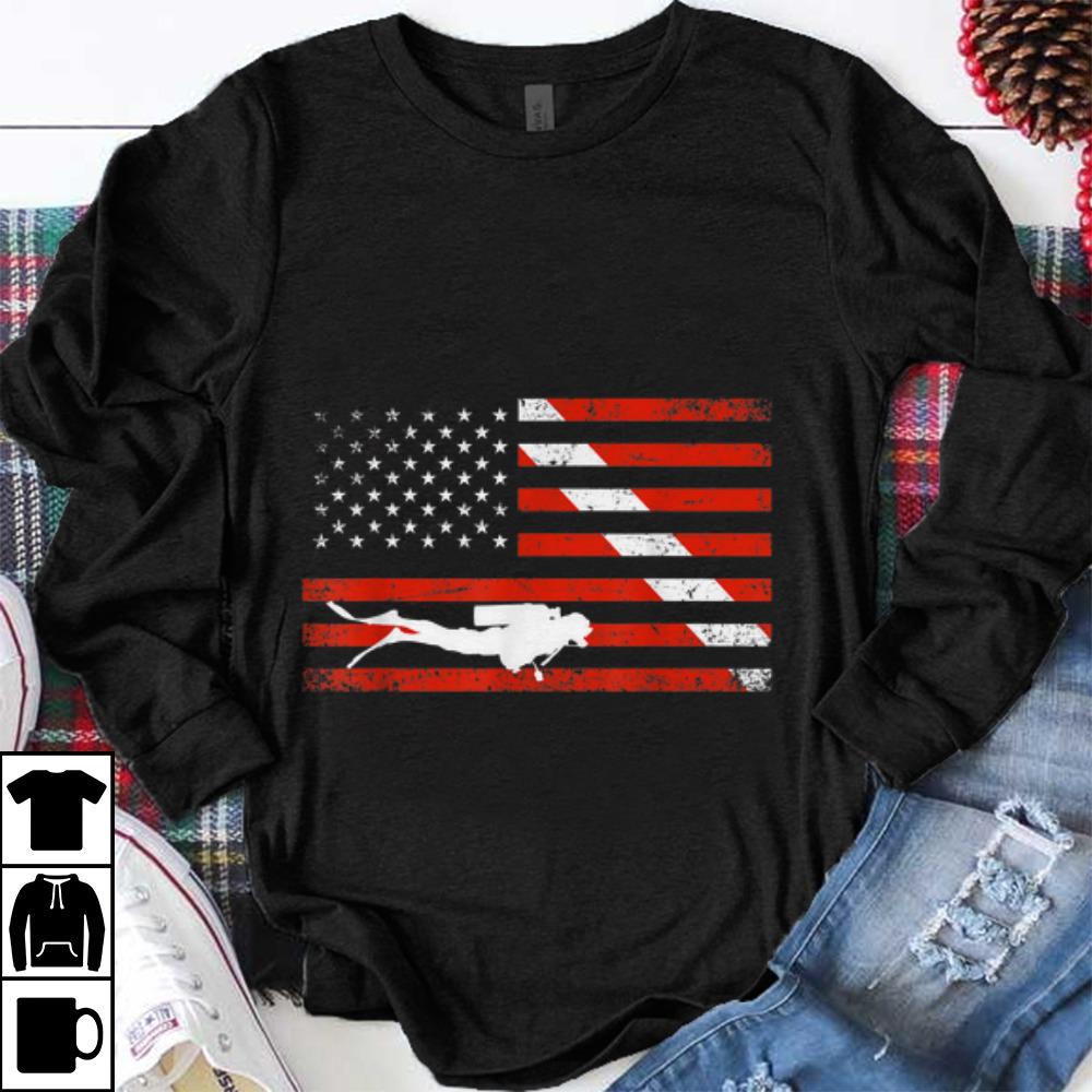 Hot Diver Down American Flag shirt 1 - Hot Diver Down American Flag shirt