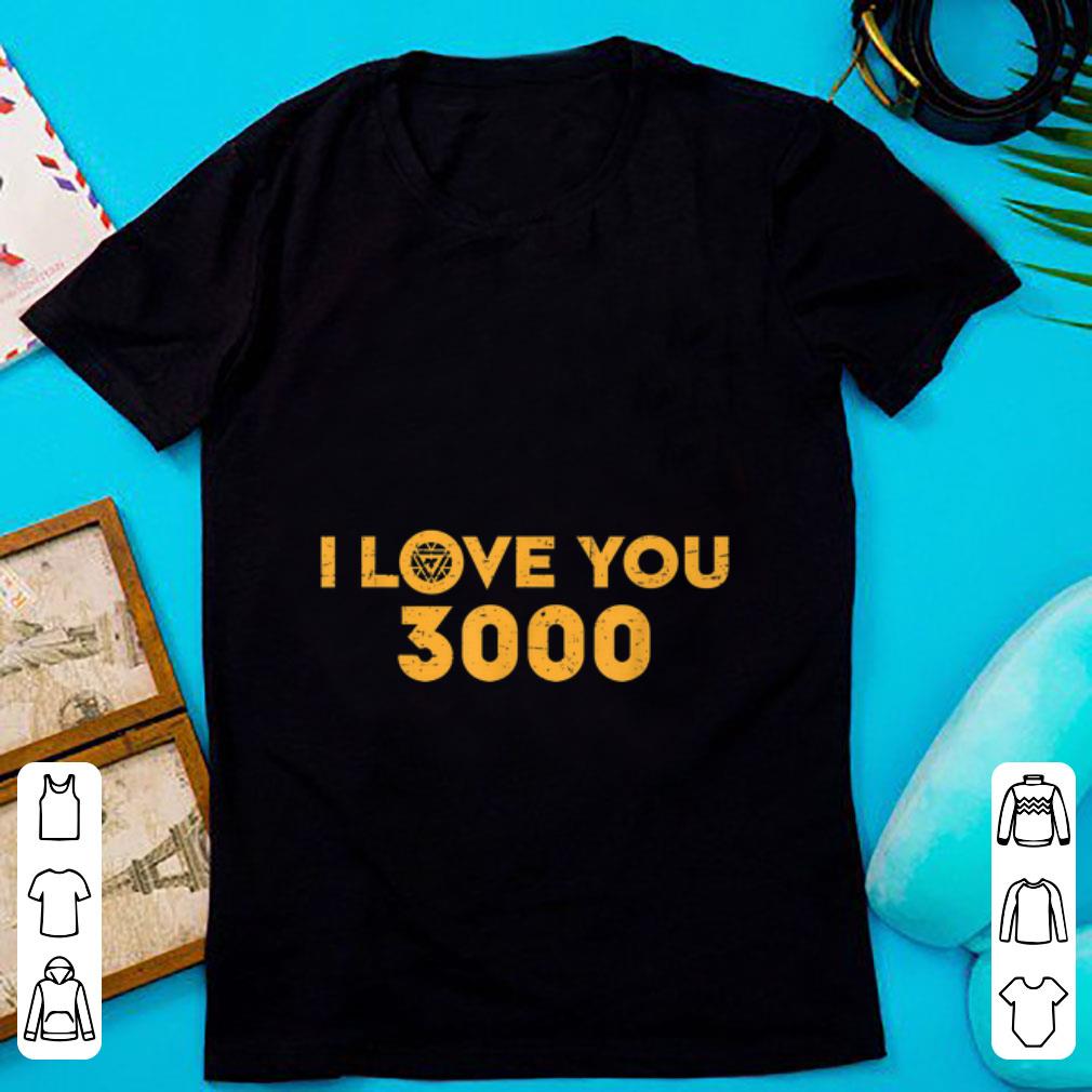 Hot Marvel Avengers Endgame Iron Man I Love You 3000 shirt 1 - Hot Marvel Avengers Endgame Iron Man I Love You 3000 shirt