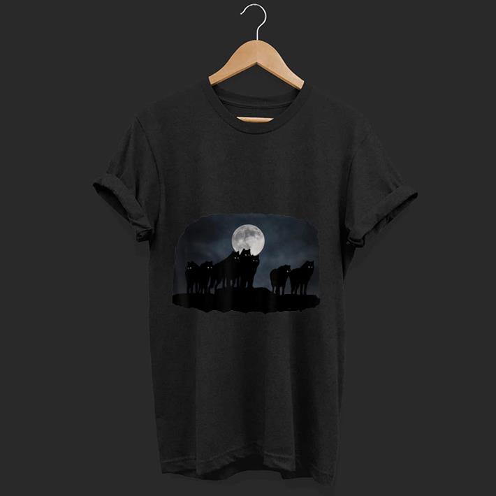 Hot Wolfpack and moon shirt 1 - Hot Wolfpack and moon shirt