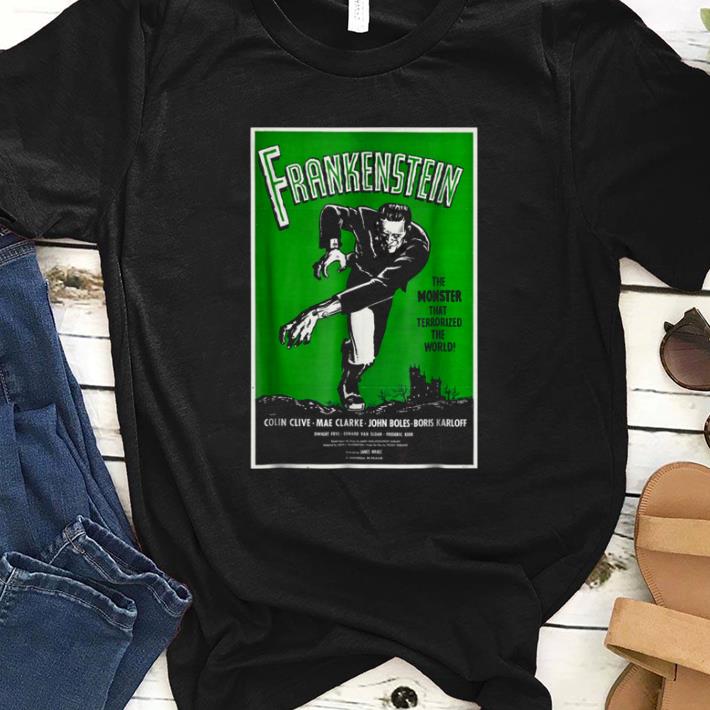 Nice Frankenstein Monster Vintage Movie Poster Halloween shirt 1 - Nice Frankenstein Monster Vintage Movie Poster Halloween shirt