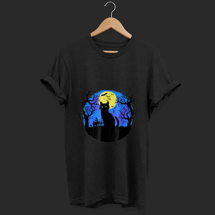 Official Black Cat at Night Halloween shirt 1 - Official Black Cat at Night Halloween shirt
