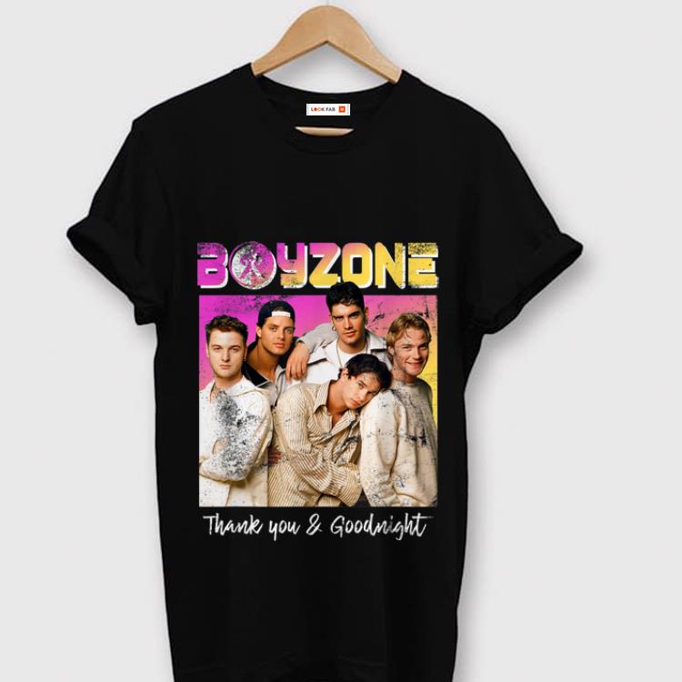 Official Boyzone Thank You Goodnight 2019 Tour Merchandise shirt 1 - Official Boyzone Thank You & Goodnight 2019 Tour Merchandise shirt