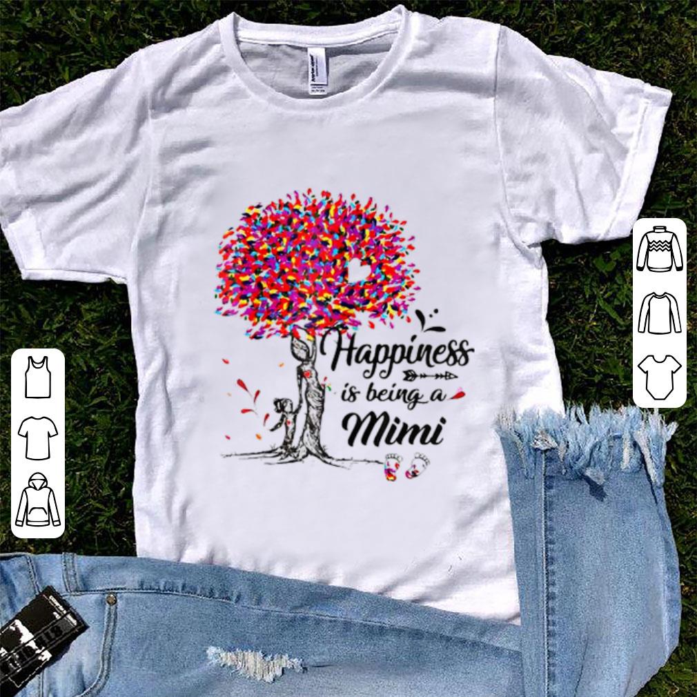 Official Happiness Is Being a Mimi Colorful Tree shirt 1 - Official Happiness Is Being a Mimi Colorful Tree shirt