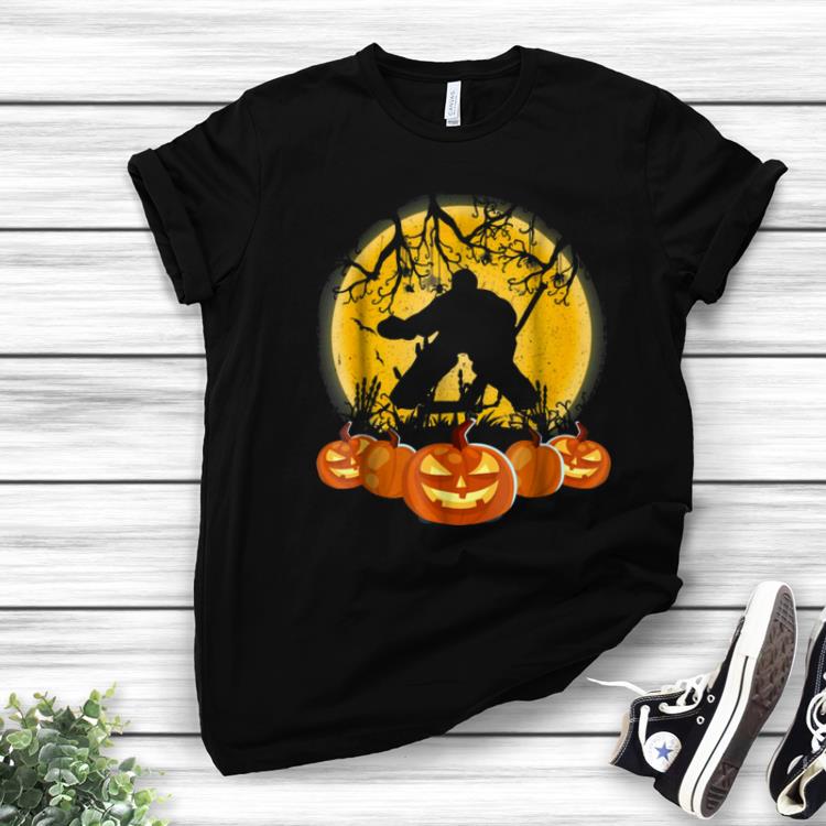 Original Hockey Goalie Pumpkin Halloween shirt 1 - Original Hockey Goalie Pumpkin Halloween shirt