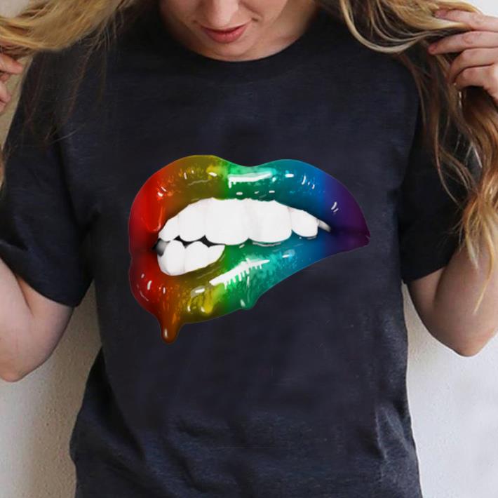 Original Rainbow Lips Art Addicts shirt 1 - Original Rainbow Lips Art Addicts shirt