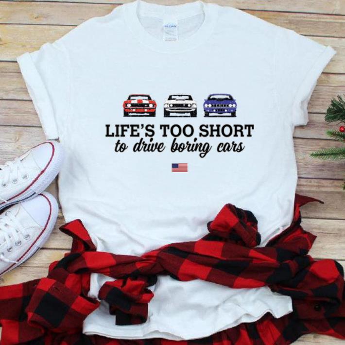 Premium 1970 Plymouth Road Runner Life Too Short To Drive Boring Cars American Flag shirt 1 - Premium 1970 Plymouth Road Runner Life Too Short To Drive Boring Cars American Flag shirt