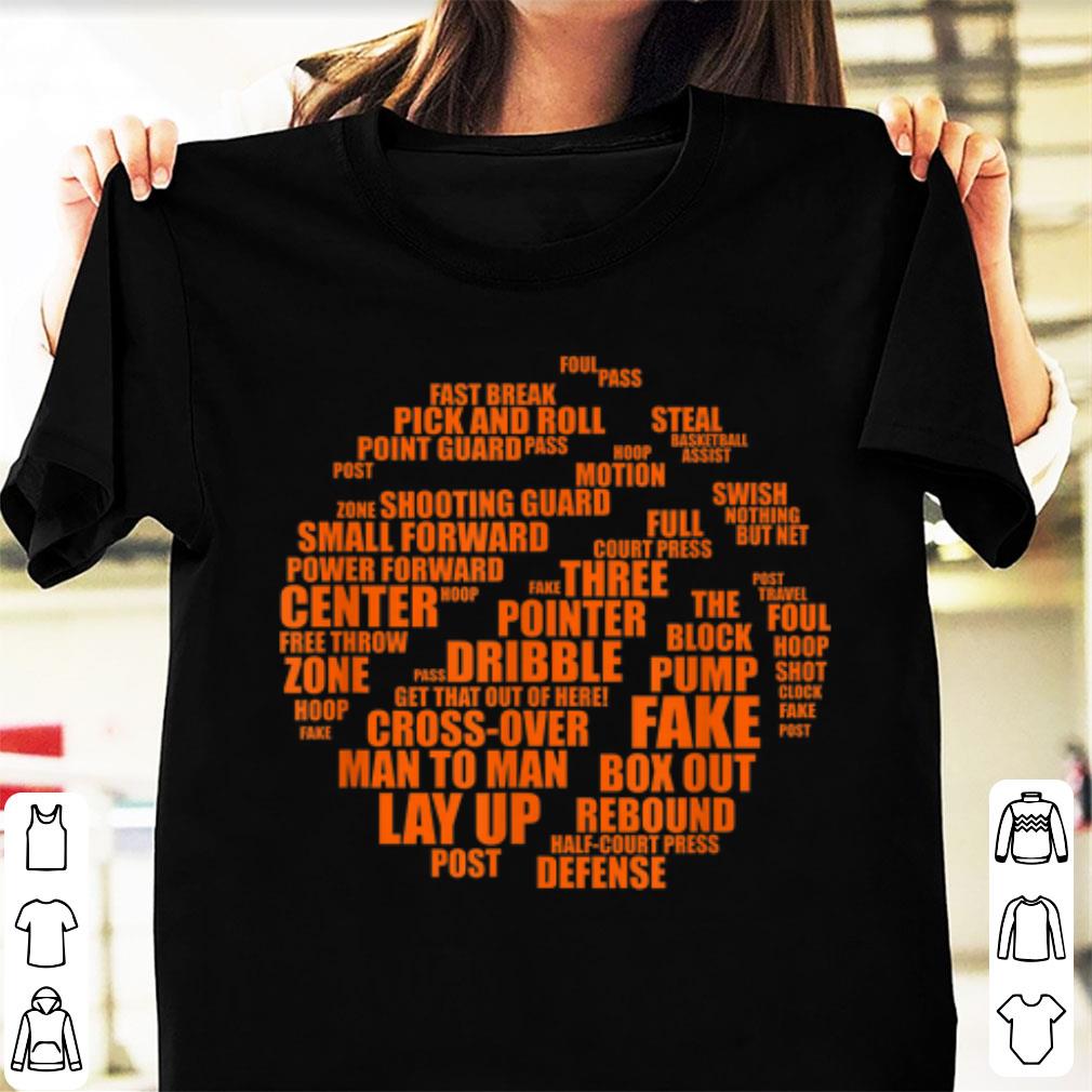 Premium Basketball Terms Motivational Word Cloud shirt 1 - Premium Basketball Terms Motivational Word Cloud shirt
