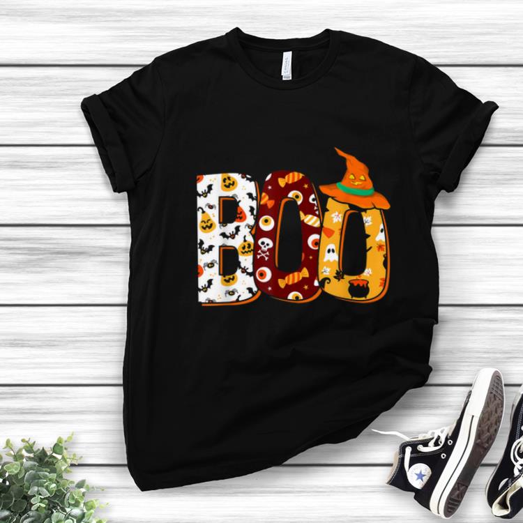 Premium Boo Halloween With Spiders And Witch Hat 1 - Premium Boo Halloween With Spiders And Witch Hat