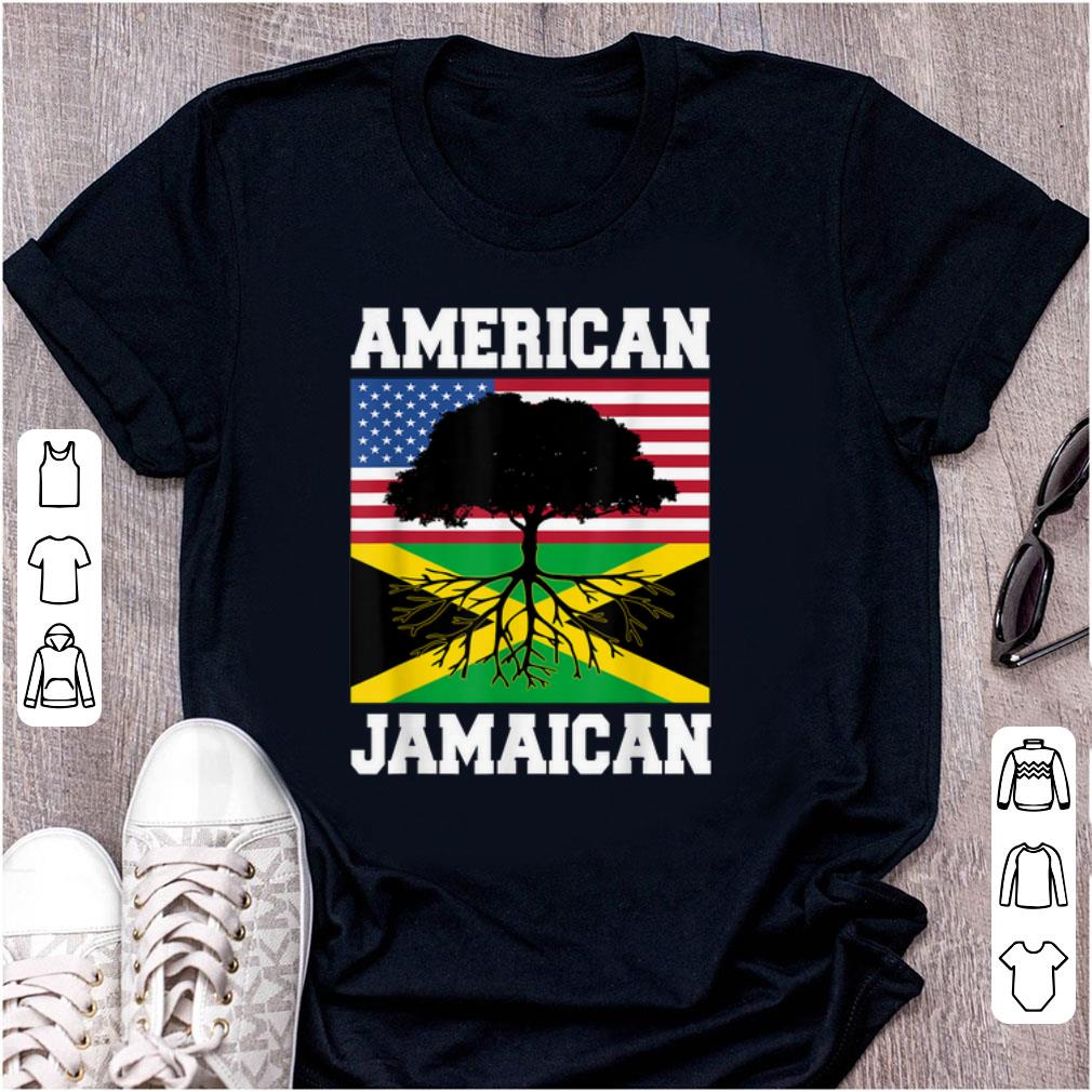 Premium Jamaican American Flag Grown Roots shirt 1 - Premium Jamaican American Flag Grown Roots shirt