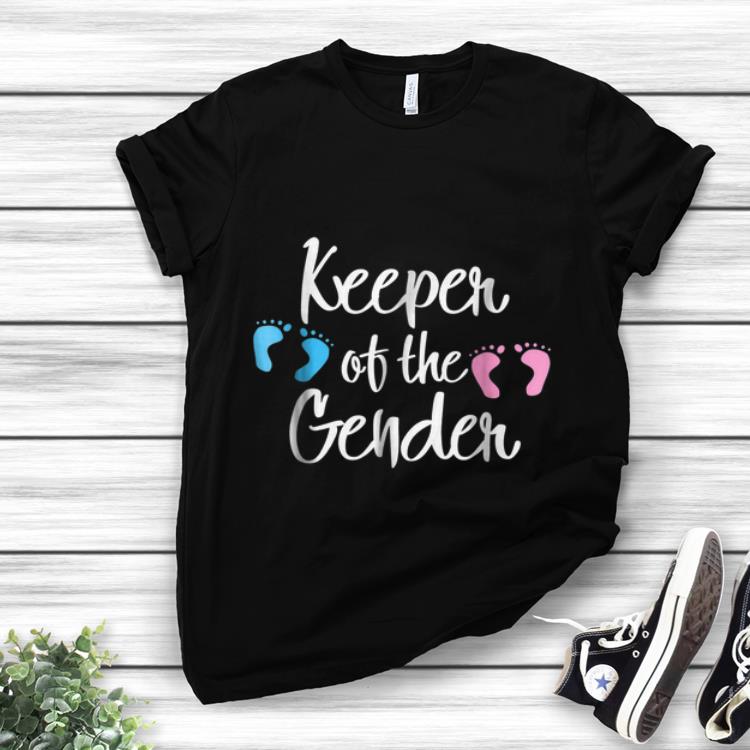 Premium Keeper Of The Gender Reveal Party Idea Baby Announcement shirt 1 - Premium Keeper Of The Gender Reveal Party Idea Baby Announcement shirt