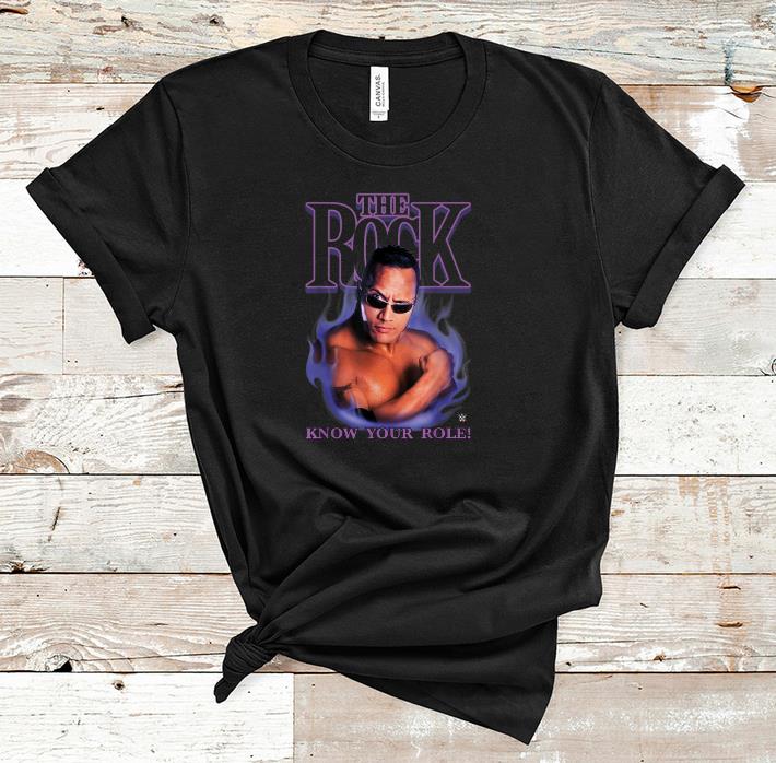 Premium The Rock Know Your Role WWE shirt 1 - Premium The Rock Know Your Role WWE shirt