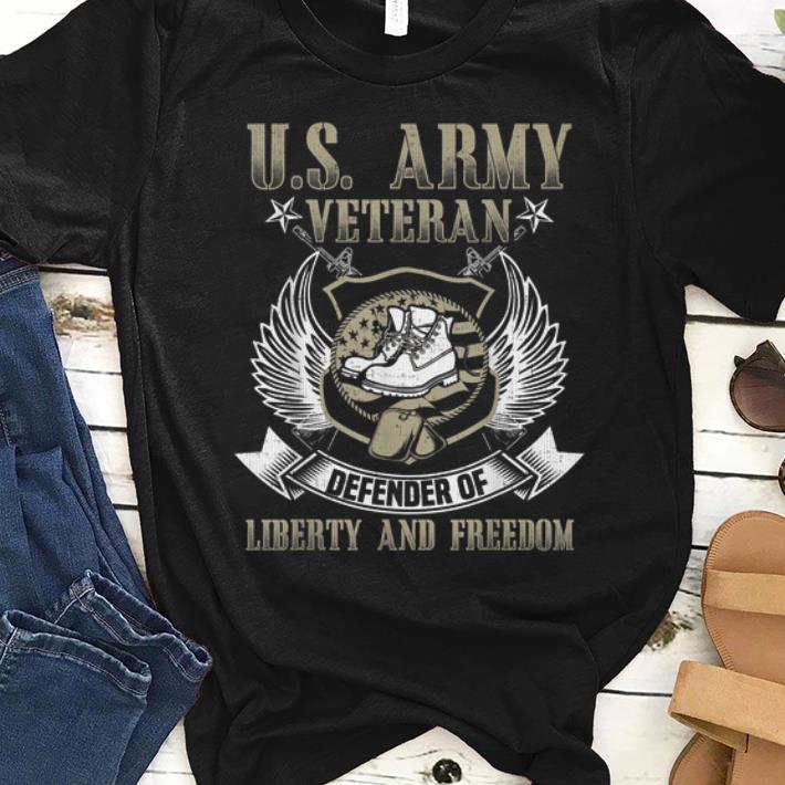 Premium US Army Veteran Defender Of Liberty And Freedom shirt 1 - Premium US Army Veteran Defender Of Liberty And Freedom shirt