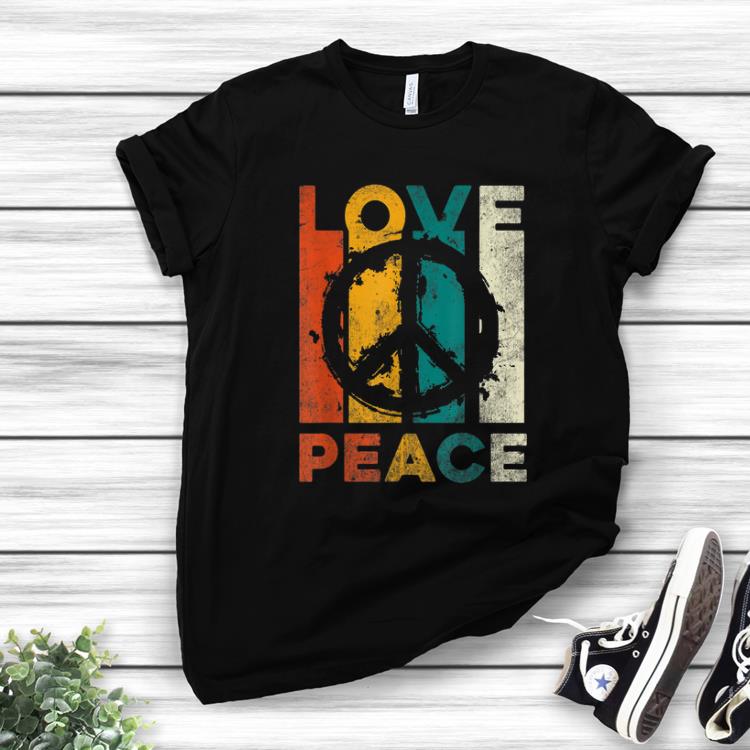 Premium Vintage Love Peace shirt 1 - Premium Vintage Love Peace shirt