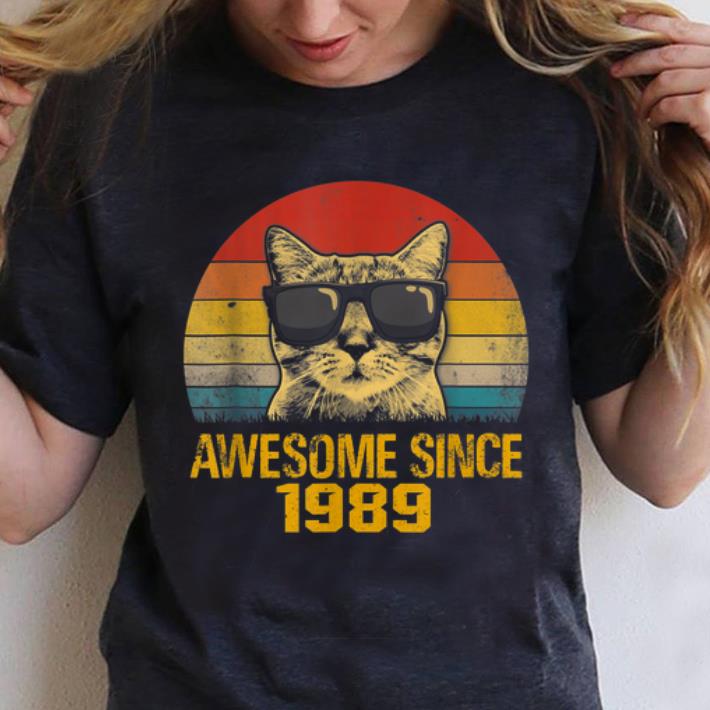 Pretty Cat Awesome Since 1989 Vintage shirt 1 - Pretty Cat Awesome Since 1989 Vintage shirt