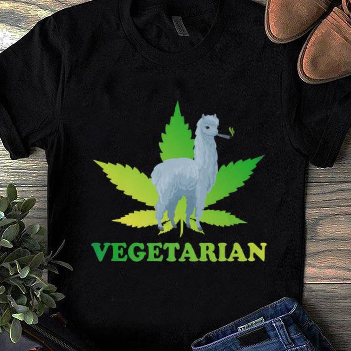 Pretty Vegetarian Weed Alpaca Pot Smoker Marijuana Cannabis shirt 1 - Pretty Vegetarian Weed Alpaca Pot Smoker Marijuana Cannabis shirt