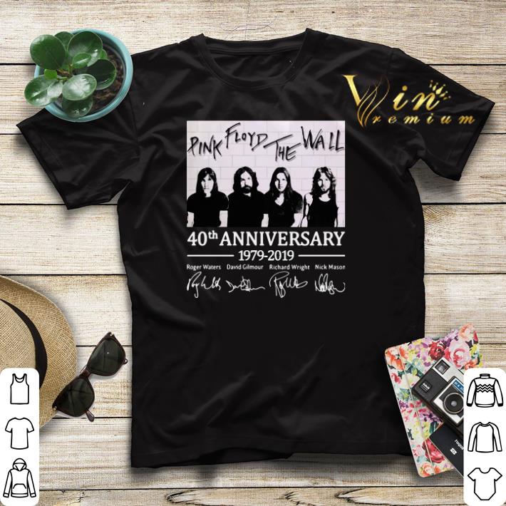 Signatures Pink Floyd The Wall 40th anniversary 1979 2019 shirt 4 - Signatures Pink Floyd The Wall 40th anniversary 1979-2019 shirt